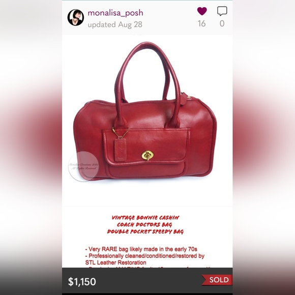 Rare Bonnie Cashin Doctor Satchel - Picture 9 of 9